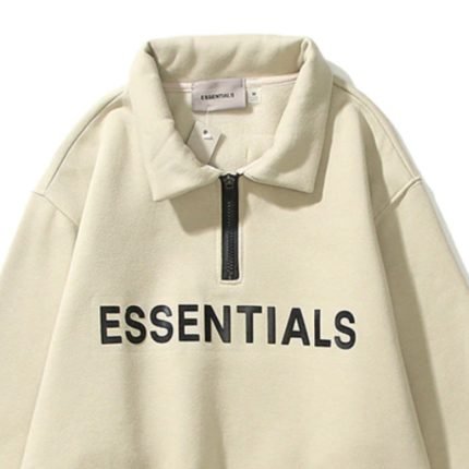 ESSENTIALS Half Zipper Hoodie CARL’s Coffee
