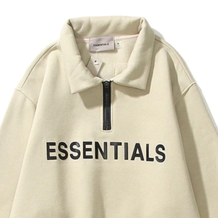 ESSENTIALS Half Zipper Hoodie CARL’s Coffee