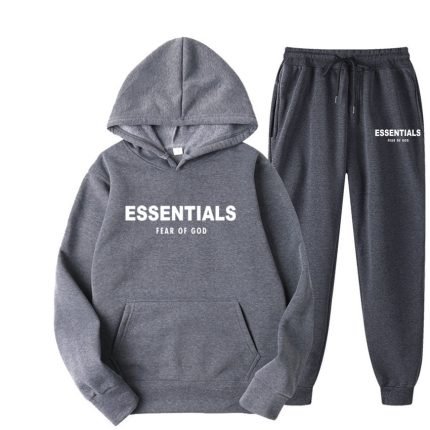 Essentials Hoodie Fear of God TrackSuit Light Gray