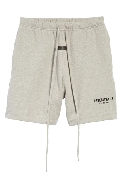 Trendy Grey Sweat Essentials Shorts