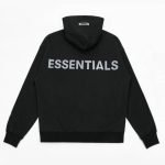 Fear Of God Essentials Reflective Hoodie Letter