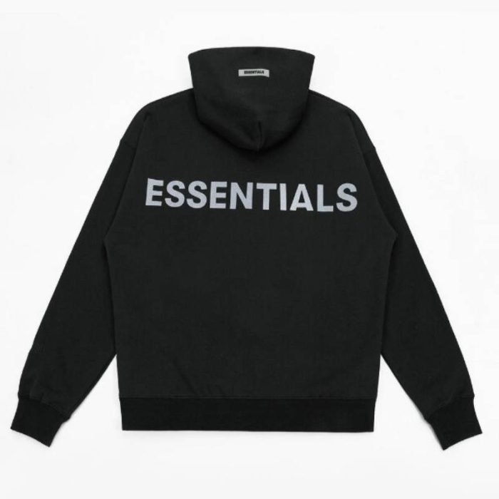 Fear Of God Essentials Reflective Hoodie Letter