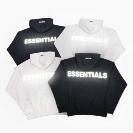 Fear Of God Essentials Reflective Hoodie Letter